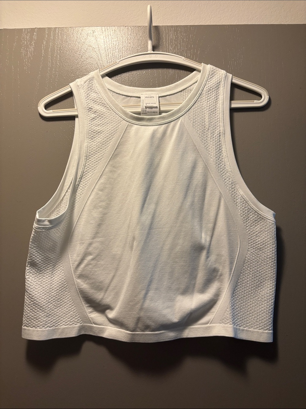 White Workout Tank Top